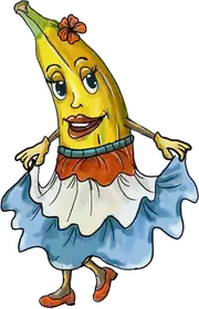 Bambina Banana, an original Pauli Broccoli character