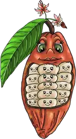 Catalina Cacao, an original Pauli Broccoli character