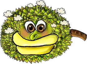 Dumadi Durian, an original Pauli Broccoli character