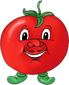 Gino Tomato, an original Pauli Broccoli character